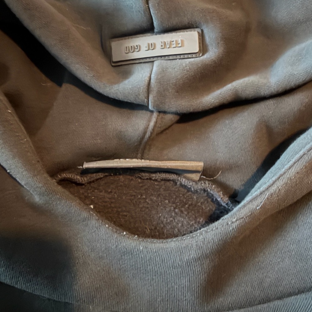 Fear of God Essentials Charcoal Hoodie - Picture 3 of 8